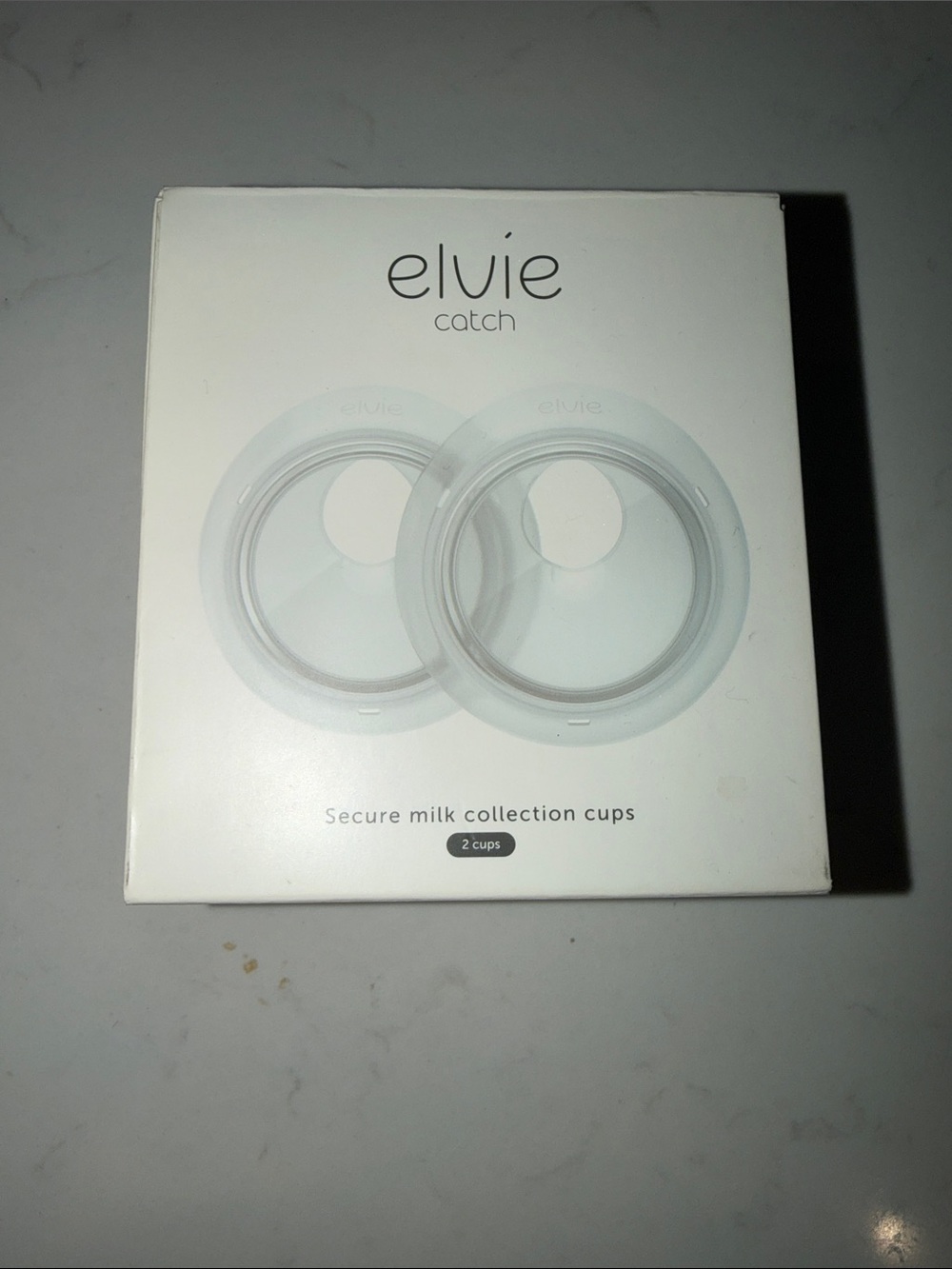 Elvie Catch Secure Milk Collection Cups - White (2 Cups)